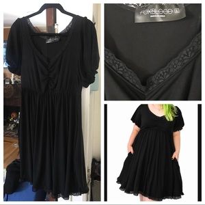 foxblood gina dress w pockets